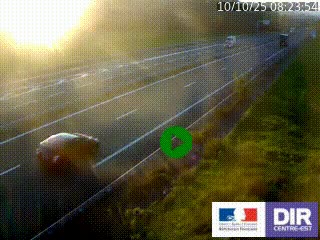 <h2>Webcam autoroute sur l'A77 à hauteur de Pouilly-sur-Loire en direction de Nevers</h2>