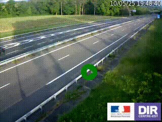 <h2>Webcam autoroute sur l'A77 à hauteur de Pouilly-sur-Loire en direction de Nevers</h2>