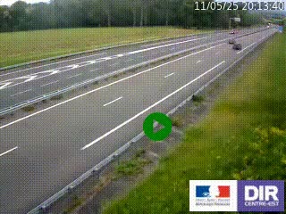 <h2>Webcam autoroute sur l'A77 à hauteur de Pouilly-sur-Loire en direction de Nevers</h2>