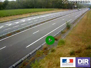 <h2>Webcam autoroute sur l'A77 à hauteur de Pouilly-sur-Loire en direction de Nevers</h2>