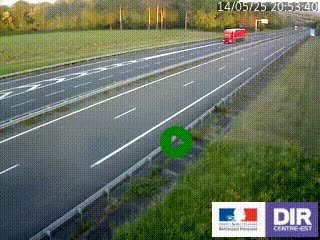 <h2>Webcam autoroute sur l'A77 à hauteur de Pouilly-sur-Loire en direction de Nevers</h2>