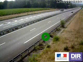 <h2>Webcam autoroute sur l'A77 à hauteur de Pouilly-sur-Loire en direction de Nevers</h2>