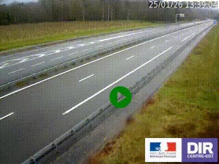 Webcam autoroute sur l'A77 à hauteur de Pouilly-sur-Loire en direction de Nevers