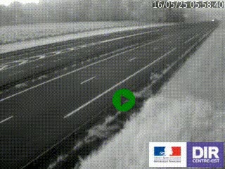 <h2>Webcam autoroute sur l'A77 à hauteur de Pouilly-sur-Loire en direction de Nevers</h2>