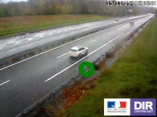 <h2>Webcam autoroute sur l'A77 à hauteur de Pouilly-sur-Loire en direction de Nevers</h2>