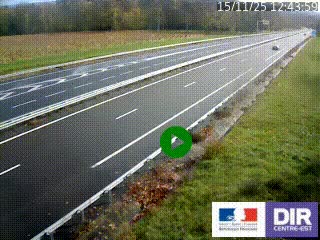 <h2>Webcam autoroute sur l'A77 à hauteur de Pouilly-sur-Loire en direction de Nevers</h2>
