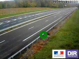 <h2>Webcam autoroute sur l'A77 à hauteur de Pouilly-sur-Loire en direction de Nevers</h2>