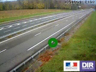 <h2>Webcam autoroute sur l'A77 à hauteur de Pouilly-sur-Loire en direction de Nevers</h2>