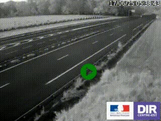 Webcam autoroute sur l'A77 à hauteur de Pouilly-sur-Loire en direction de Nevers