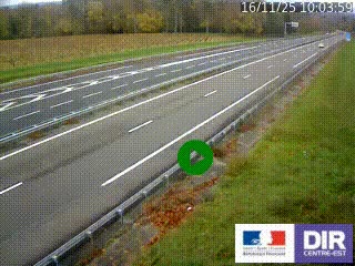 <h2>Webcam autoroute sur l'A77 à hauteur de Pouilly-sur-Loire en direction de Nevers</h2>