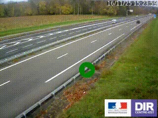 <h2>Webcam autoroute sur l'A77 à hauteur de Pouilly-sur-Loire en direction de Nevers</h2>