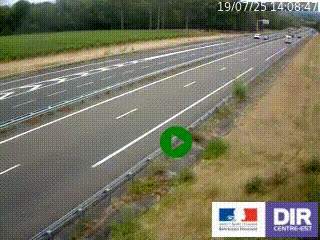 Webcam autoroute sur l'A77 à hauteur de Pouilly-sur-Loire en direction de Nevers