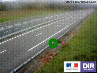 <h2>Webcam autoroute sur l'A77 à hauteur de Pouilly-sur-Loire en direction de Nevers</h2>