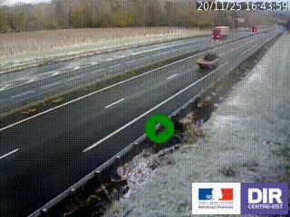 <h2>Webcam autoroute sur l'A77 à hauteur de Pouilly-sur-Loire en direction de Nevers</h2>