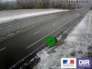 <h2>Webcam autoroute sur l'A77 à hauteur de Pouilly-sur-Loire en direction de Nevers</h2>