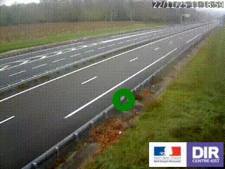 <h2>Webcam autoroute sur l'A77 à hauteur de Pouilly-sur-Loire en direction de Nevers</h2>