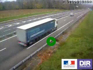 <h2>Webcam autoroute sur l'A77 à hauteur de Pouilly-sur-Loire en direction de Nevers</h2>