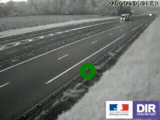 Webcam autoroute sur l'A77 à hauteur de Pouilly-sur-Loire en direction de Nevers