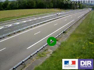Webcam autoroute sur l'A77 à hauteur de Pouilly-sur-Loire en direction de Nevers