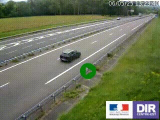 Webcam autoroute sur l'A77 à hauteur de Pouilly-sur-Loire en direction de Nevers