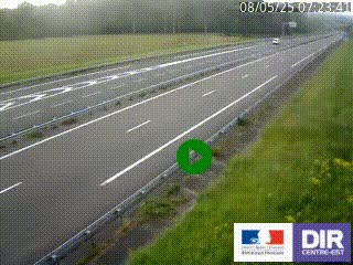 Webcam autoroute sur l'A77 à hauteur de Pouilly-sur-Loire en direction de Nevers