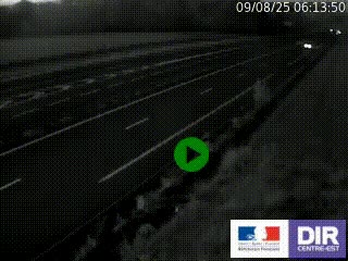 Webcam autoroute sur l'A77 à hauteur de Pouilly-sur-Loire en direction de Nevers