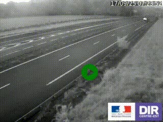 Webcam autoroute sur l'A77 à hauteur de Pouilly-sur-Loire en direction de Nevers