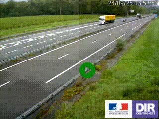 <h2>Webcam autoroute sur l'A77 à hauteur de Pouilly-sur-Loire en direction de Nevers</h2>