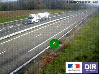 <h2>Webcam autoroute sur l'A77 à hauteur de Pouilly-sur-Loire en direction de Nevers</h2>