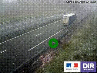<h2>Webcam autoroute sur l'A77 à hauteur de Pouilly-sur-Loire en direction de Nevers</h2>