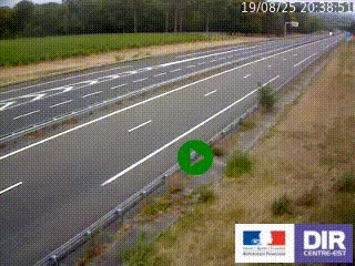 <h2>Webcam autoroute sur l'A77 à hauteur de Pouilly-sur-Loire en direction de Nevers</h2>
