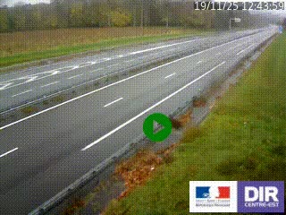 <h2>Webcam autoroute sur l'A77 à hauteur de Pouilly-sur-Loire en direction de Nevers</h2>