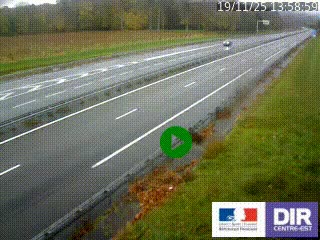 <h2>Webcam autoroute sur l'A77 à hauteur de Pouilly-sur-Loire en direction de Nevers</h2>