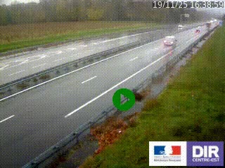 <h2>Webcam autoroute sur l'A77 à hauteur de Pouilly-sur-Loire en direction de Nevers</h2>