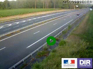 <h2>Webcam autoroute sur l'A77 à hauteur de Pouilly-sur-Loire en direction de Nevers</h2>