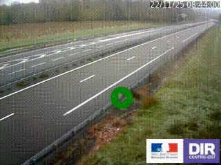 <h2>Webcam autoroute sur l'A77 à hauteur de Pouilly-sur-Loire en direction de Nevers</h2>