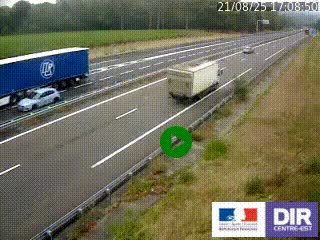<h2>Webcam autoroute sur l'A77 à hauteur de Pouilly-sur-Loire en direction de Nevers</h2>