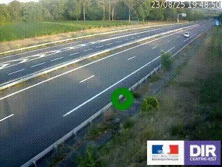 <h2>Webcam autoroute sur l'A77 à hauteur de Pouilly-sur-Loire en direction de Nevers</h2>