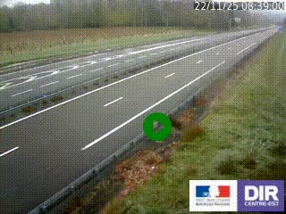 <h2>Webcam autoroute sur l'A77 à hauteur de Pouilly-sur-Loire en direction de Nevers</h2>