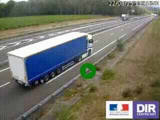 <h2>Webcam autoroute sur l'A77 à hauteur de Pouilly-sur-Loire en direction de Nevers</h2>