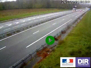 <h2>Webcam autoroute sur l'A77 à hauteur de Pouilly-sur-Loire en direction de Nevers</h2>