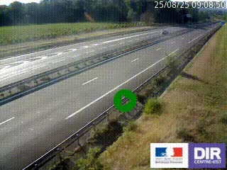 <h2>Webcam autoroute sur l'A77 à hauteur de Pouilly-sur-Loire en direction de Nevers</h2>