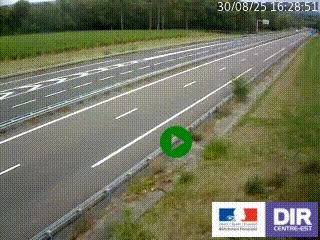 <h2>Webcam autoroute sur l'A77 à hauteur de Pouilly-sur-Loire en direction de Nevers</h2>