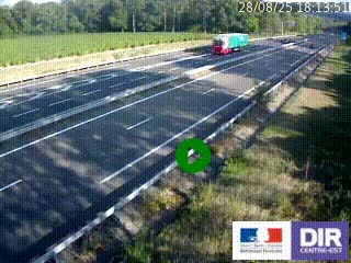 <h2>Webcam autoroute sur l'A77 à hauteur de Pouilly-sur-Loire en direction de Nevers</h2>