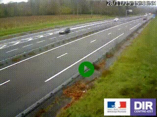 <h2>Webcam autoroute sur l'A77 à hauteur de Pouilly-sur-Loire en direction de Nevers</h2>