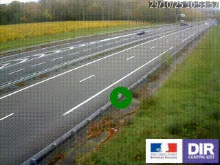 <h2>Webcam autoroute sur l'A77 à hauteur de Pouilly-sur-Loire en direction de Nevers</h2>