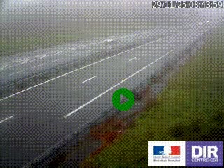 <h2>Webcam autoroute sur l'A77 à hauteur de Pouilly-sur-Loire en direction de Nevers</h2>