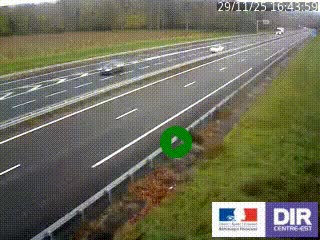 <h2>Webcam autoroute sur l'A77 à hauteur de Pouilly-sur-Loire en direction de Nevers</h2>