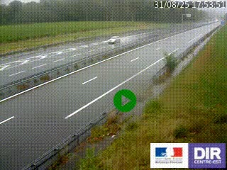 <h2>Webcam autoroute sur l'A77 à hauteur de Pouilly-sur-Loire en direction de Nevers</h2>
