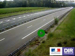 <h2>Webcam autoroute sur l'A77 à hauteur de Pouilly-sur-Loire en direction de Nevers</h2>